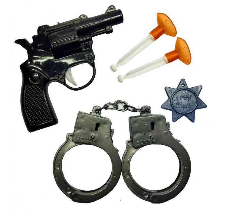 ست تفنگ پلیس شجاع طالبلو  پلاستیک پخش و فروش عمده اسباب بازی تفنگ پلیسی و فانتزی پرفروش