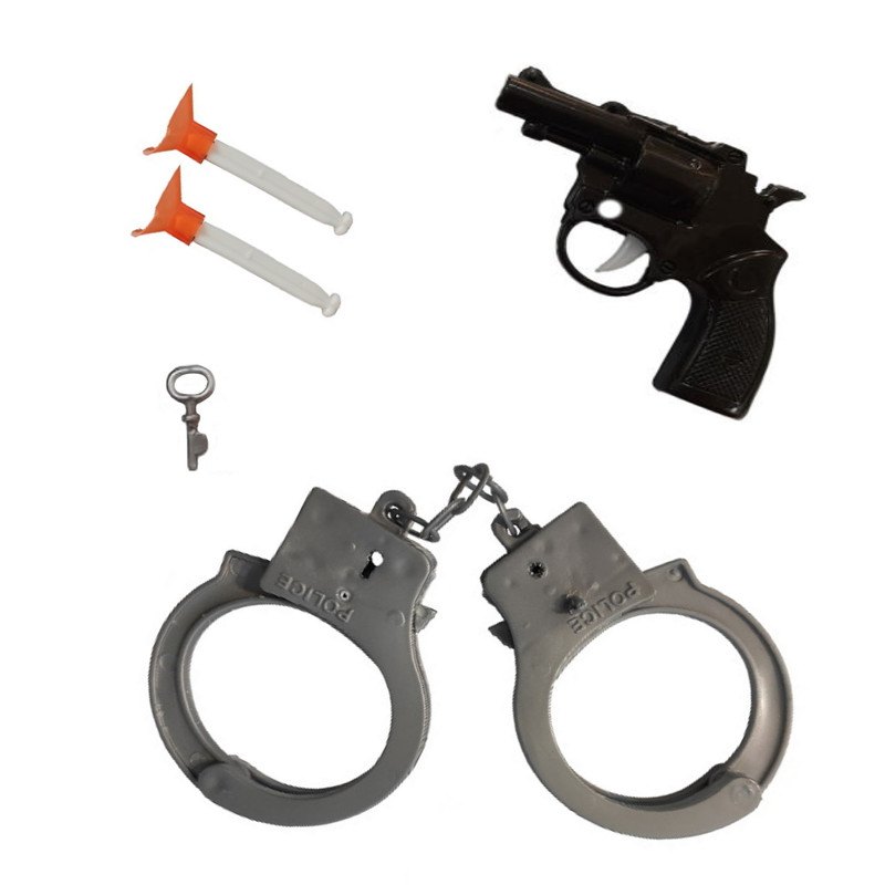 ست تفنگ پلیس شجاع طالبلو  پلاستیک پخش و فروش عمده اسباب بازی تفنگ پلیسی و فانتزی پرفروش